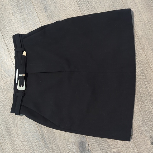 & Other Stories Paris Atelier gold belted pockets a-line skirt - Picture 1 of 10